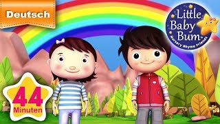 Regenbogen Lied  Und noch viele weitere Kinderlieder  von LittleBabyBum [upl. by Hanni]