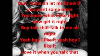 Rhianna ft Jay Z Talk that Talk lyrics [upl. by Ennaitsirk840]