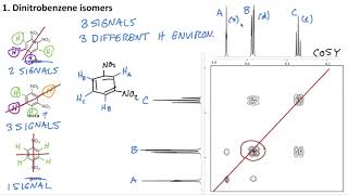 2D NMR Worked Example 1 COSY [upl. by Arukas]