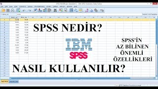 SPSS Nedir Nasıl Kullanılır Veri Girişi SPSSin Az Bilinen Oldukça Faydalı Özellikleri [upl. by Boni]