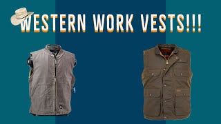 Western Work Vests [upl. by Atteuqal746]