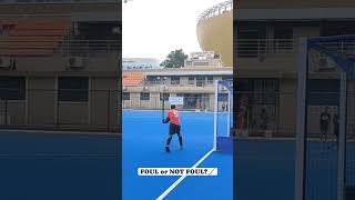 Foul or not 🤔 hockeyindia fieldhockey hockey skills shorts sports [upl. by Patnode]