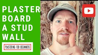 Plasterboard A Wall Boarding for Beginners [upl. by Tillfourd]