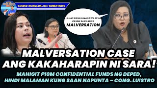 MALVERSATION CASE ANG KAKAHARAPIN NI SARA [upl. by Power]