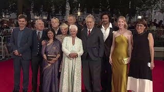 Victoria amp Abdul 2017 Judi Dench Period Drama  Official UK Premiere in London Footage 4 mins [upl. by Ahsuatal86]