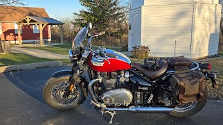 TRIUMPH SPEEDMASTER  BONUS DECEMBER RIDE [upl. by Zannini218]