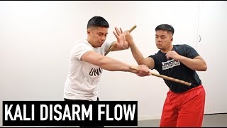 Kali Stick Disarm Flow  Inside Angle [upl. by Uwkuhceki]