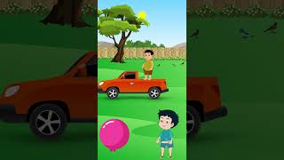 What did you get by bursting the balloon animatedtales funnyanimation fairytales funnyvideo [upl. by Ashlen]