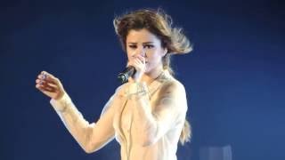 SELENA GOMEZ crying during who says in Montreal 05 26 16 emotional [upl. by Norga]