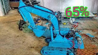 65 Amazing Excavator JCB Hydraulic RC From PVC 100 [upl. by Issirk]