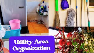 Balcony Tour  Kitchen Utility Area Organisation  Utility Area Tour [upl. by Araccat804]