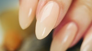 AlmondShaped Acrylic Nails Step By Step Tutorial [upl. by Steffie632]