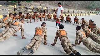 CISF Training Videopush up [upl. by Aikcir956]