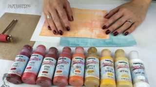 Fresco Chalk Acrylic Brayer Backgrounds 1 [upl. by Siladnerb]