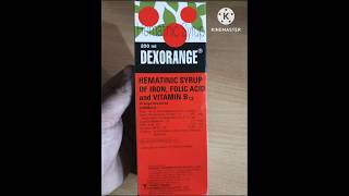 DEXORANGE SYRUP Uses and Dosage biology neet science doctor ytshorts youtubeshorts [upl. by Anastasius479]