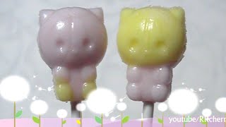 猫形キャンディを作る Making cat shaped candy [upl. by Beare]