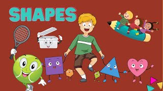 Shapes Song for kids  Names of Shapes  Shapes for Kids  Shapes for Toddlers kiddiesparkle [upl. by Clarita]