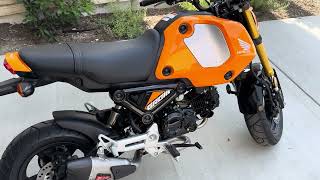 2024 Honda Grom New Yoshimura Exhaust [upl. by Itram439]