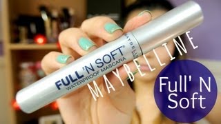 MMM Maybelline FULL N SOFT Mascara First ImpressionDemo♡ [upl. by Elisabetta]