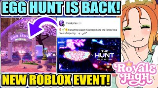 New Roblox THE HUNT EVENT New Royale High NATURE FAIRY CLASS Is COMING 🏰 Royale High News [upl. by Ettezzus]