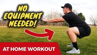 BEST At Home Baseball Workout  No Equipment Needed [upl. by Benis]