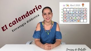 Uso del Calendario Estrategia Didáctica [upl. by Enilehcim502]