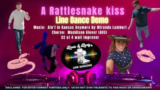 A Rattlesnake Kiss Line Dance Demo [upl. by Ahsielat961]