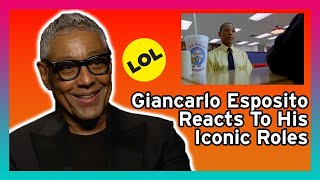 Giancarlo Esposito Reacts To His Most Iconic Roles [upl. by Esinej]