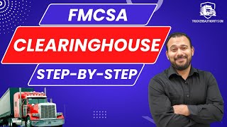 FMCSA Clearinghouse Registration StepByStep What is FMCSA Clearinghouse [upl. by Bradley]