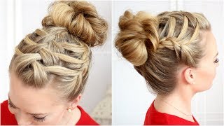 Triple French Braid Double Waterfall [upl. by Tiler]