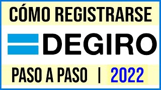 ➡️ Cómo REGISTRARSE en DEGIRO en 2024  Abrir Cuenta DEGIRO Tutorial Paso a Paso ✚ VERIFICAR [upl. by Douglas364]