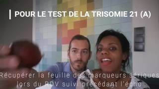 Grossesse 11 SA  léchographie T1 et dépistage trisomie [upl. by Ettenwahs]