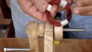 How to build a homemade coil for a PMA generator wind turbine hydroelectric [upl. by Aiouqes297]