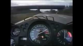 Honda CBR 1100 XX Super Blackbird reaching a top speed of 300kmhr2012 [upl. by Eissirhc]