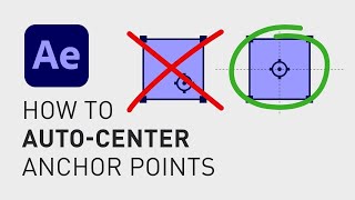 How to automatically center anchor points in new shape layers [upl. by Zeret]