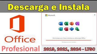 Como descargar e instalar OFFICE 2021 con Visio y Project de manera legal y seguro en 2024 [upl. by Eileen]