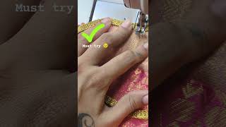 Lace work technique for beginners fashion fashionstyles sareefashion tailoring [upl. by Lamraj]