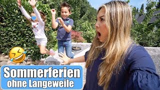 Meine Kinder drehen durch 🤪 Sommerferien ohne Langeweile Pizza selber machen VLOG  Mamiseelen [upl. by Lsiel]