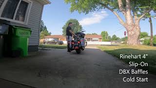 Rinehart SlipOn VS Rinehart DBX Baffles  2020 Harley Davidson Road Glide Special  SOUND AMAZING [upl. by Ynna680]