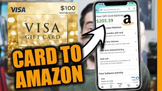 How To Add a VISA Gift Card Balance to Your Amazon Account [upl. by Noitsirhc263]