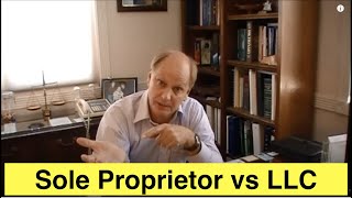 Sole Proprietorship vs LLC [upl. by Rubens]