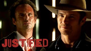 Justified  Raylan Faces Off Boyd For The Last Time [upl. by Ylenats]