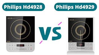 Philips Viva Collection hd4928 vs hd4929 2100Watt Induction Cooktop Review  Which one is better [upl. by Genet]