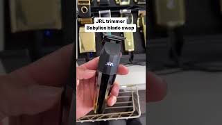 JRL trimmer blade swap shorts barber clippers trimmer thesoldierbarberlife barberlife jrl [upl. by Wane577]