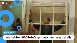 Huis van Anne Frank nagemaakt voor tentoonstelling [upl. by Zingale]