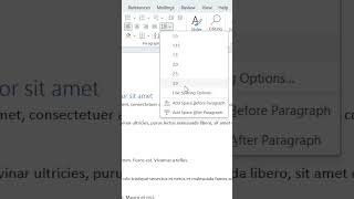 How to add spaces to Paragraphs in Microsoft Word Windows short word paragraphs spacing [upl. by Ducan94]