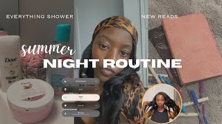 SUMMER NIGHT ROUTINE self care healthy habits girl chat journaling [upl. by Ching703]