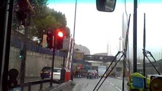 A Trip Through the Blackwall Tunnel Southbound on London Bus Route 108 [upl. by Wernick941]