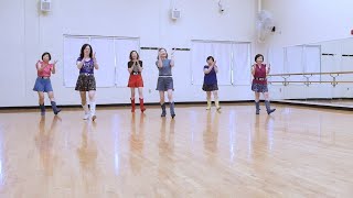 Troubled Waters  Line Dance Dance amp Teach [upl. by Nicram569]