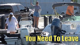 You Need To Move Now  Miami Boat Ramps  Black Point  Wavy Boats  Broncos Guru [upl. by Qiratla685]